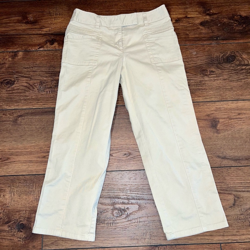 LOFT Beige Cotton Pants